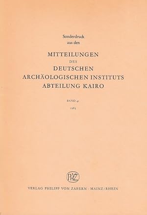 Bild des Verkufers fr Miscellanea de Deir el-Bahari. (Mitteilungen des Deutschen Archologischen Instituts, Abteilung Kairo). zum Verkauf von Librarium of The Hague