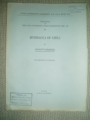 Mysidacea of Chile