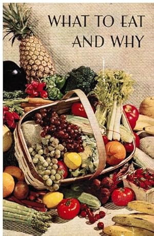 Image du vendeur pour What to Eat and Why mis en vente par Bookshop Baltimore