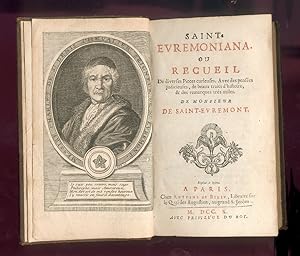 Saint Evremoniana, ou recueil de diverses pièces curieuses, avec des pensées judicieuses, de beau...