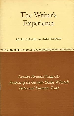 Seller image for The Writer's Experience for sale by Fireproof Books