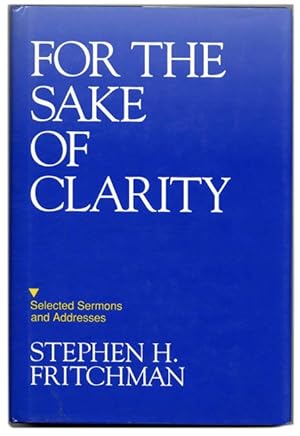 Imagen del vendedor de For the Sake of Clarity - 1st Edition/1st Printing a la venta por Books Tell You Why  -  ABAA/ILAB