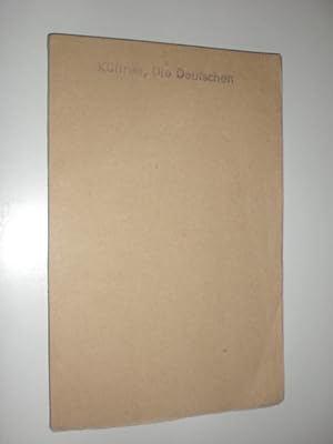 Seller image for Die Deutschen im Sprichwort. Ein Beitrag zur Kulturgeschichte. for sale by Stefan Kpper