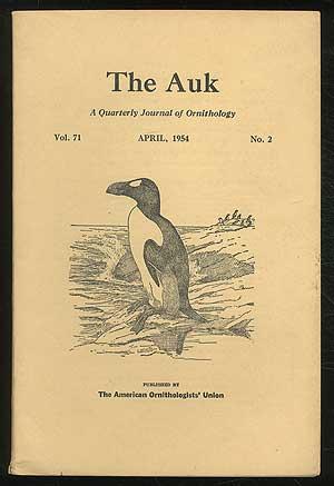 Bild des Verkufers fr The Auk - Vol. 71, No. 2, April 1954 zum Verkauf von Between the Covers-Rare Books, Inc. ABAA