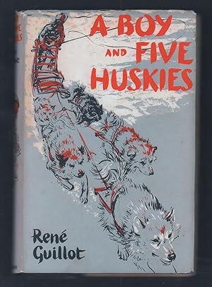 A Boy and Five Huskies.