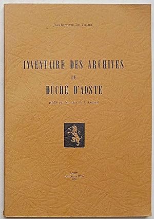Inventaires des archives du Duche d'Aoste.