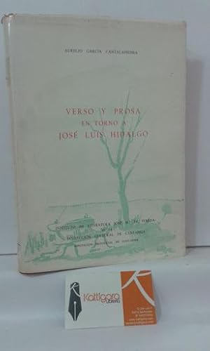 Seller image for VERSO Y PROSA EN TORNO A JOS LUIS HIDALGO for sale by Librera Kattigara