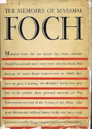 The Memoirs of Marshal Foch