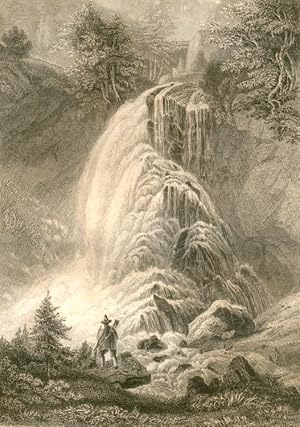 Seller image for Der Gollinger Fall in Tyrol. CCCXXXXV for sale by Antiquariat Weinek