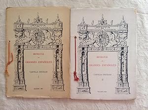 Retratos de grandes españoles. Cartilla escolar I y II. (2 tomos)