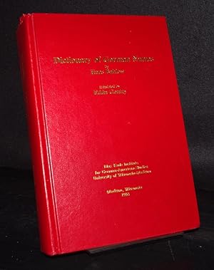 Image du vendeur pour Dictionary of German Names. By Hans Bahlow. Translated by Edda Gentry. With an introduction by Henry Geitz. mis en vente par Antiquariat Kretzer