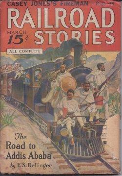 Image du vendeur pour RAILROAD Stories: March, Mar. 1936 mis en vente par Books from the Crypt