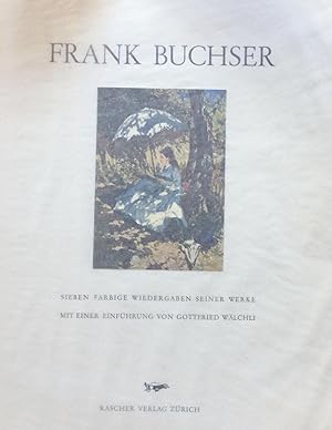 Bild des Verkufers fr Frank Buchser zum Verkauf von Artful Dodger Books