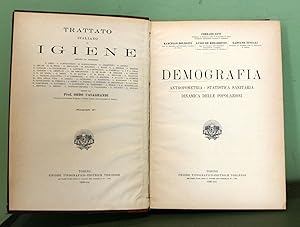 Demografia - Antropometria - Statistica sanitaria - Dinamica delle popolazioni.