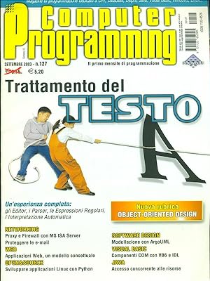 Computer Programming n. 127/settembre 2003