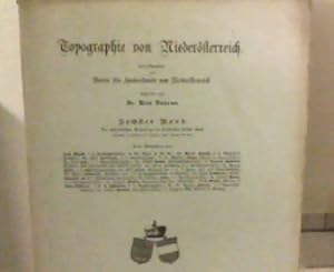 Bild des Verkufers fr Topographie von Niedersterreich (Schilderung von Land, Bewohnern und Orten). Sechster (6.) Band: Der alphabetischen Reihenfolge (Schilderung) der Ortschaften etc. Fnfter (5.) Band / 12., 13. u. 14. Heft, Bogen 89-112 zum Verkauf von Zellibooks. Zentrallager Delbrck