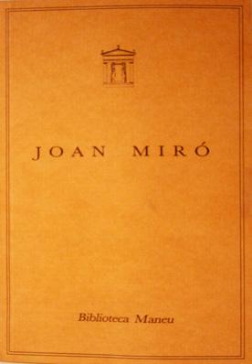 Imagen del vendedor de Joan Mir a la venta por Laila Books