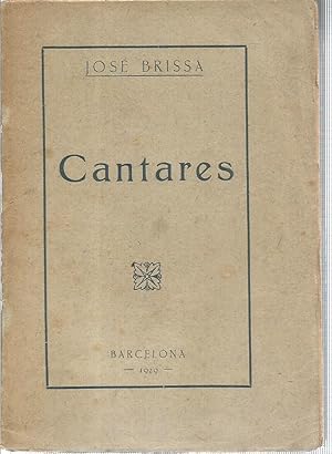 Bild des Verkufers fr Cantares de Jos Briss zum Verkauf von Libreria Sanchez