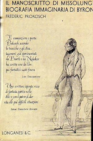 Il manoscritto di Missolungi, biografia immaginaria di Byron