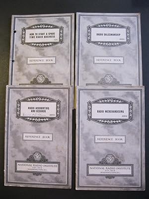 NATIONAL RADIO INSTITUTE TRAINING MANUALS - Group of 22 from 1934-1938