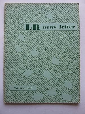 Imagen del vendedor de LR Newsletter [ house journal of Lloyd's Register of Shipping] Summer 1958 a la venta por McLaren Books Ltd., ABA(associate), PBFA