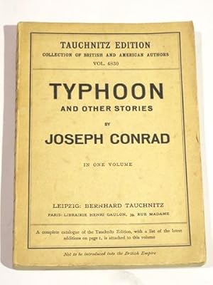 Typhoon and other stories in one volume. Tauchnitz edition. Collection of british and american au...