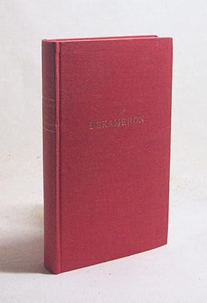 Bild des Verkufers fr Das Dekameron : Mit Kupferstichen von Gravelot, Boucher u. Eisen d. Ausg. von 1757 / Giovanni Boccaccio. bertr.: Karl Witte. Durchges. von Helmut Bode. Nachw. von Andreas Bauer zum Verkauf von Versandantiquariat Buchegger