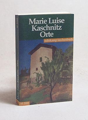 Bild des Verkufers fr Orte : Aufzeichnungen / Marie Luise Kaschnitz zum Verkauf von Versandantiquariat Buchegger