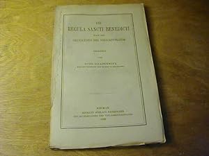 Seller image for Die Regula Sancti Benedicti nach den Grundstzen der Pandektenkritik for sale by Antiquariat Fuchseck