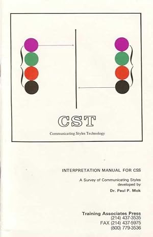 CST: Communicating Styles Technology - Interpretation Manual for CSS (A Survey of Communicating S...