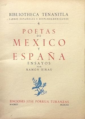 Bild des Verkufers fr Poetas de Mxico y Espaa: ensayos. zum Verkauf von Girol Books Inc.