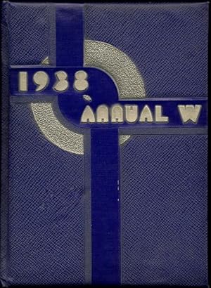 Seller image for The 1938 Annual "W" (Waukegan Township High School Annual Yearbook, Volume XLI) for sale by Florida Mountain Book Co.