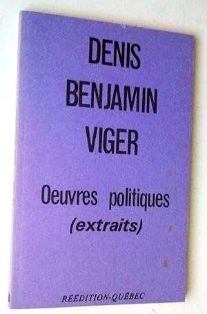 Oeuvres politiques (extraits)