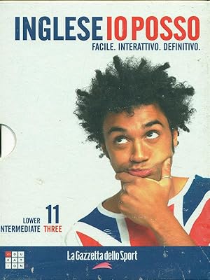 Inglese Io posso - Lower intermediate three 11 Libro + DVD