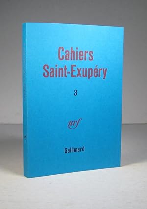 Seller image for Cahiers Saint-Exupry. No. 3 (1989) for sale by Librairie Bonheur d'occasion (LILA / ILAB)