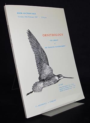 Bild des Verkufers fr Ornithology. The Scholarly Library of Francois Haverschmidt. With an appendix of books and periodicals in other fields of natural history. zum Verkauf von Antiquariat Kretzer