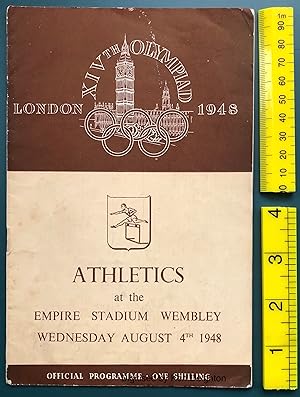 Image du vendeur pour XIV Olympiad London 1948 Athletics At The Empire Stadium Wembley Wednesday August 4th 1948 mis en vente par Deightons