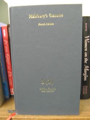 Immagine del venditore per Halsbury's Statutes of England and Wales, Fourth Edition, Volume 5 (1): Betting, Gaming and Lotteries venduto da PsychoBabel & Skoob Books