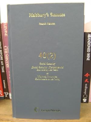 Bild des Verkufers fr Halsbury's Statutes of England and Wales, Fourth Edition, Volume 40 (2): Social Security zum Verkauf von PsychoBabel & Skoob Books