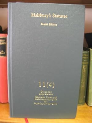 Bild des Verkufers fr Halsbury's Statutes: Fourth Edition, Volume 11 (4): Courts and Legal Services (Tribunals, Courts and Enforcement Act 2007 and Legal Services Act 2007: 2008 Reissue zum Verkauf von PsychoBabel & Skoob Books