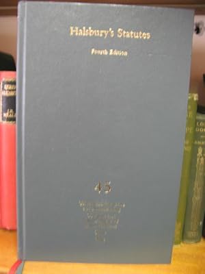 Bild des Verkufers fr Halsbury's Statutes: Fourth Edition, Volume 45: Telecommunications and Broadcasting; Theatre and Other Places of Entertainment; Time; Tort: 2003 Reissue zum Verkauf von PsychoBabel & Skoob Books