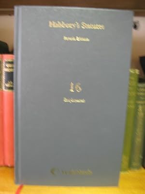 Bild des Verkufers fr Halsbury's Statutes: Fourth Edition, Volume 16: Employment zum Verkauf von PsychoBabel & Skoob Books