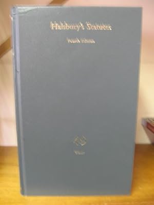 Bild des Verkufers fr Halsbury's Statutes: Fourth Edition, Volume 49: Water zum Verkauf von PsychoBabel & Skoob Books