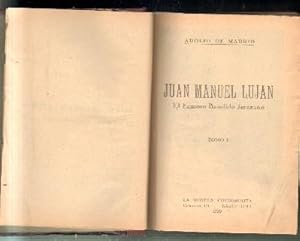 Immagine del venditore per JUAN MANUEL LUJAN. EL FAMOSO BANDIDO JEREZANO. 3 TOMOS. venduto da Librera Raimundo