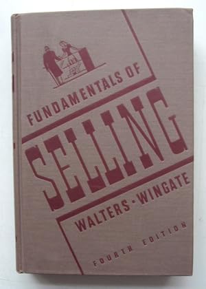 Bild des Verkufers fr Fundamentals of Selling. zum Verkauf von Der Buchfreund