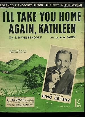 Seller image for I'll Take You Home Again, Kathleen [Vintage Piano Sheet Music] for sale by Little Stour Books PBFA Member