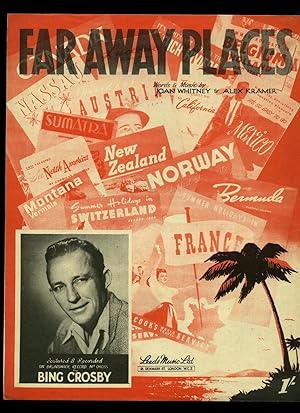 Seller image for Far Away Places [Vintage Piano Sheet Music] for sale by Little Stour Books PBFA Member