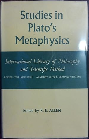 Imagen del vendedor de Studies in Plato's Metaphysics a la venta por The Book House, Inc.  - St. Louis