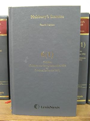 Bild des Verkufers fr Halsbury's Statutes of England and Wales, Fourth Edition, Volume 6 (1): Children zum Verkauf von PsychoBabel & Skoob Books