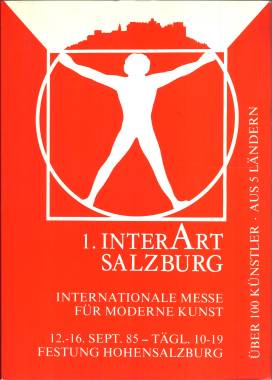 Bild des Verkufers fr 1. InterArt - Salzburg. Internationale Messe fr moderne Kunst. ber 100 Knstler aus 5 Lndern. zum Verkauf von Antiquariat Weinek